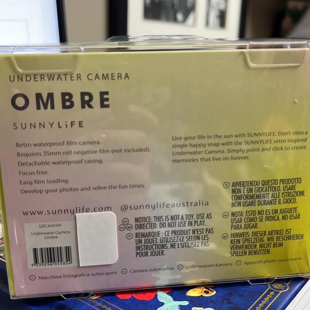 {Anthropologie} ombre underwater camera - Picture 5 of 6